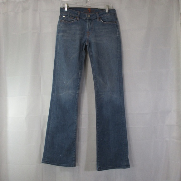 7 FOR ALL MANKIND Bootcut Jeans Size 29 #60 - Picture 4 of 7
